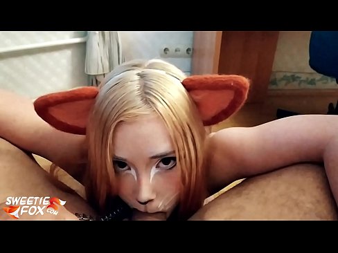 ❤️ Kitsune menelan kontol dan cum di mulutnya Super sex pada kami